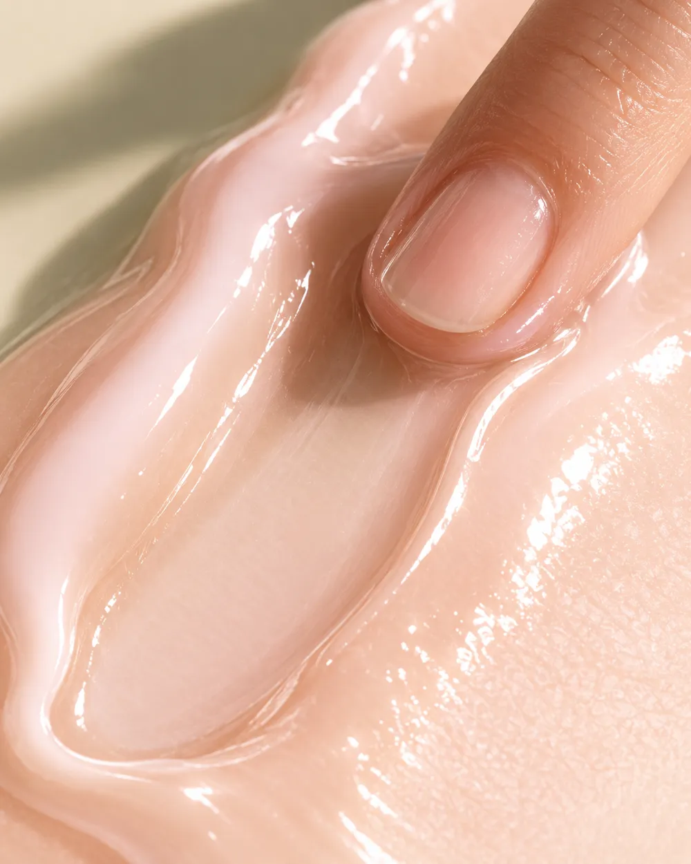 De zachtroze textuur van Peptide Dew Serum